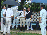 曽根東小学校での現地視察